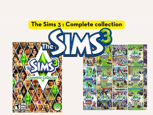 The Sims 3 Complete Collection - Complete Expansion Pack Digital Download PC